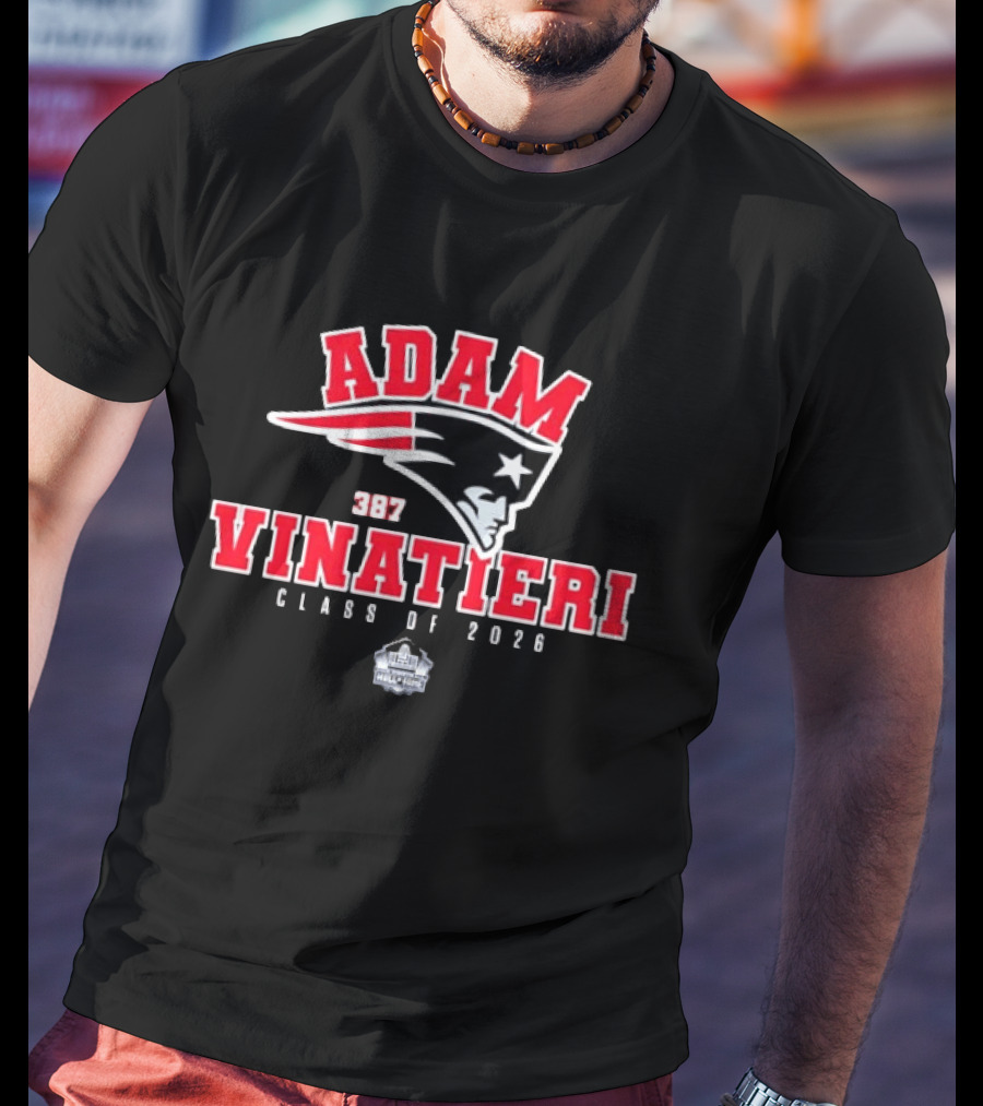 Adam Vinatieri Patriots Hall Of Fame Class Of 2026 387 T-Shirt