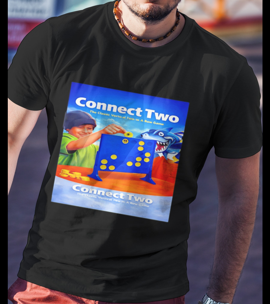 Connect Two The Classic Vertical Two In A Row Game T-Shirt