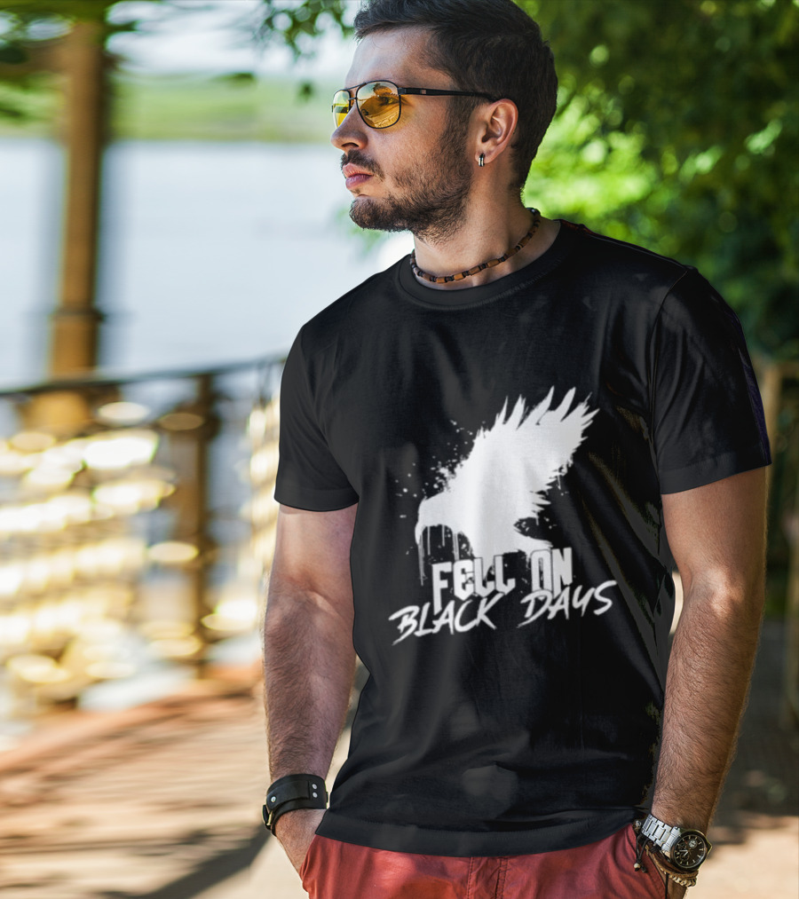 Fell On Black Days Raven Bird T-Shirt