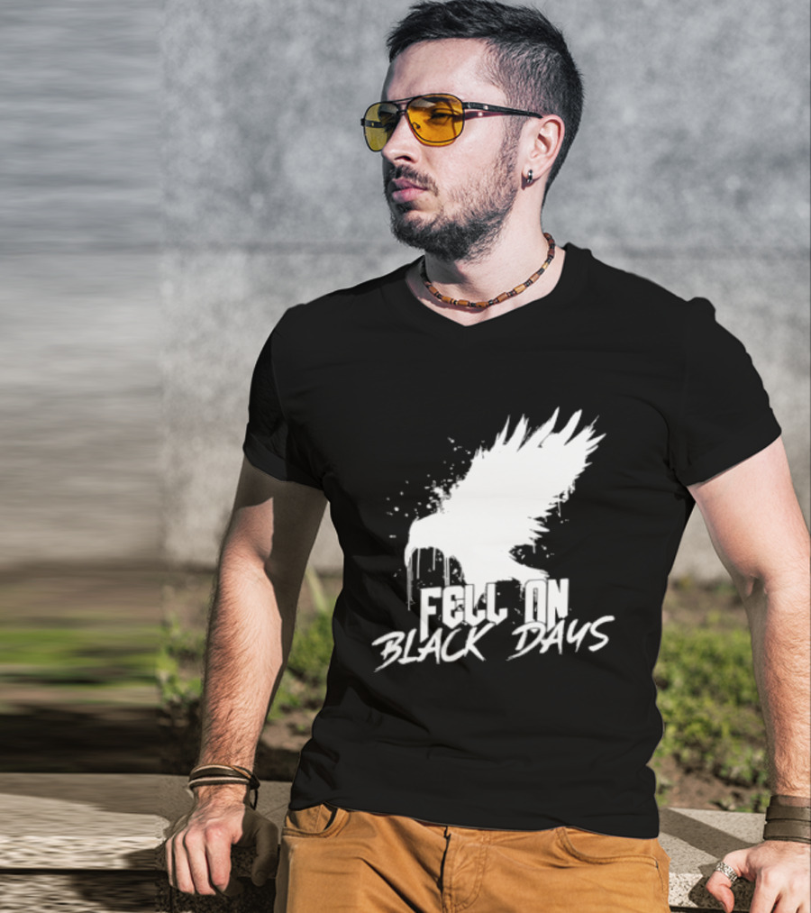 Fell On Black Days Raven Bird T-Shirt