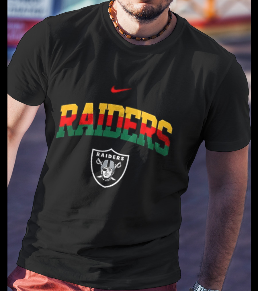 Las Vegas Raiders Black History Anniversary Nike Raiders T-Shirt