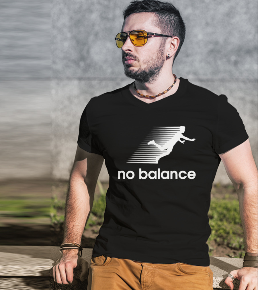 No Balance Soccer Player Speed Line Motion 26 T-Shirt