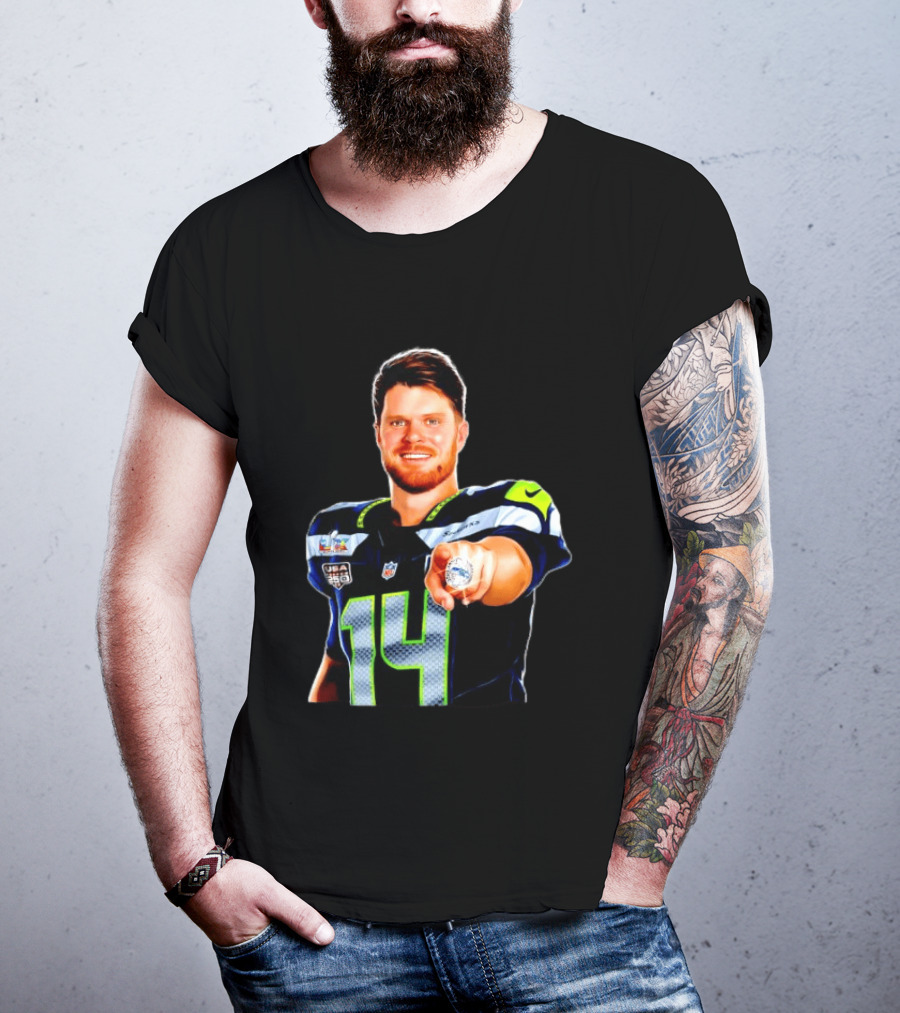 Seahawks Sam Darnold Champions Ring USA 150 NFL Honors T-Shirt