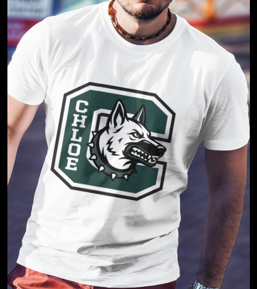 CHLOE C Microdots Dog T-Shirt