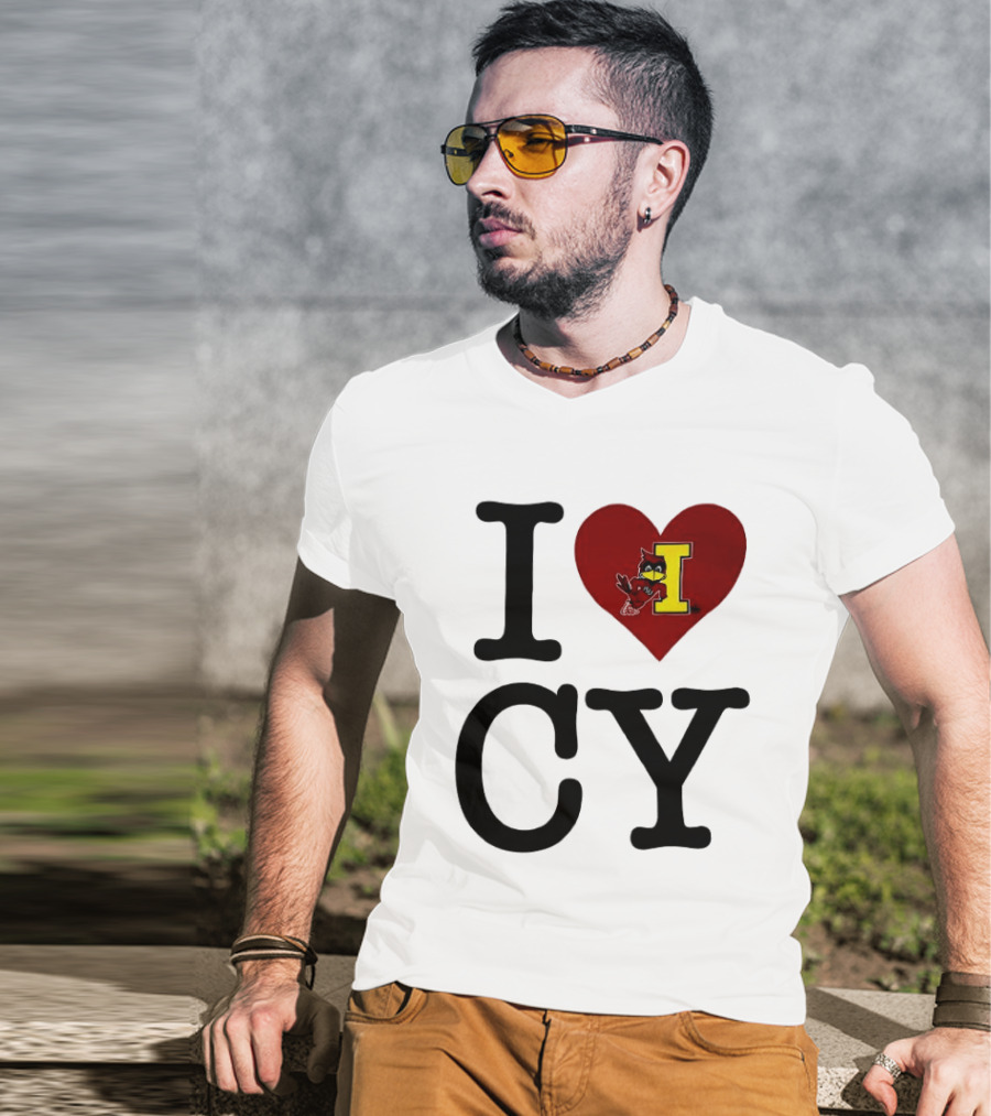 Iowa State Cyclones I Heart CY T-Shirt