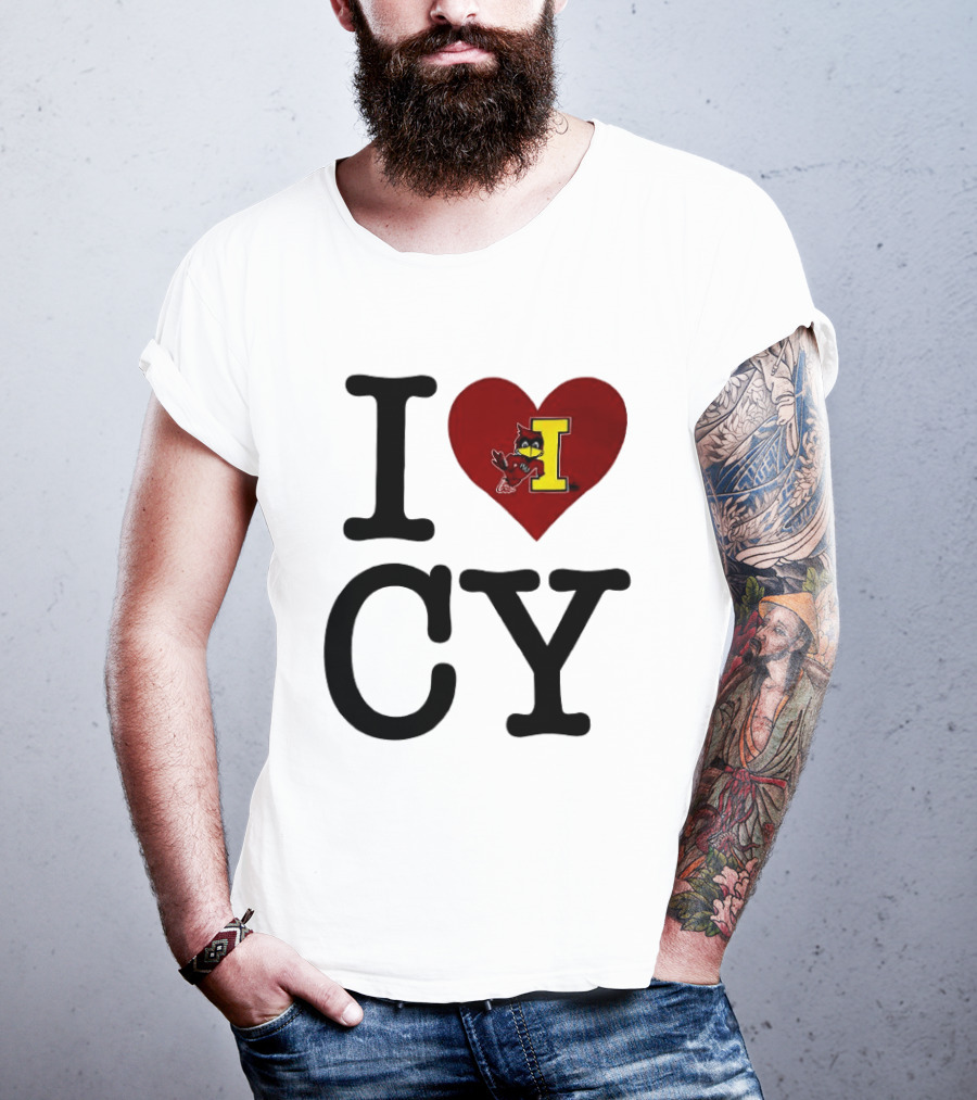 Iowa State Cyclones I Heart CY T-Shirt