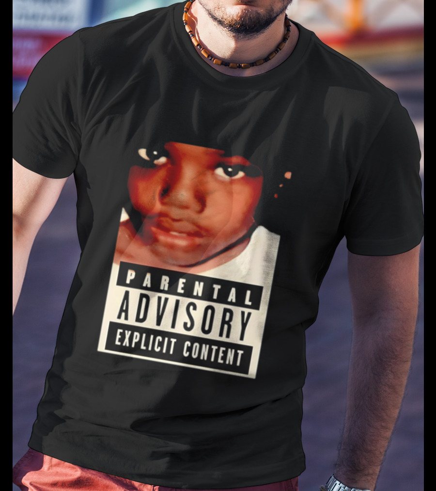 Parental Advisory Explicit Content Baby Keem Casino Album Cover Tracklist T-Shirt
