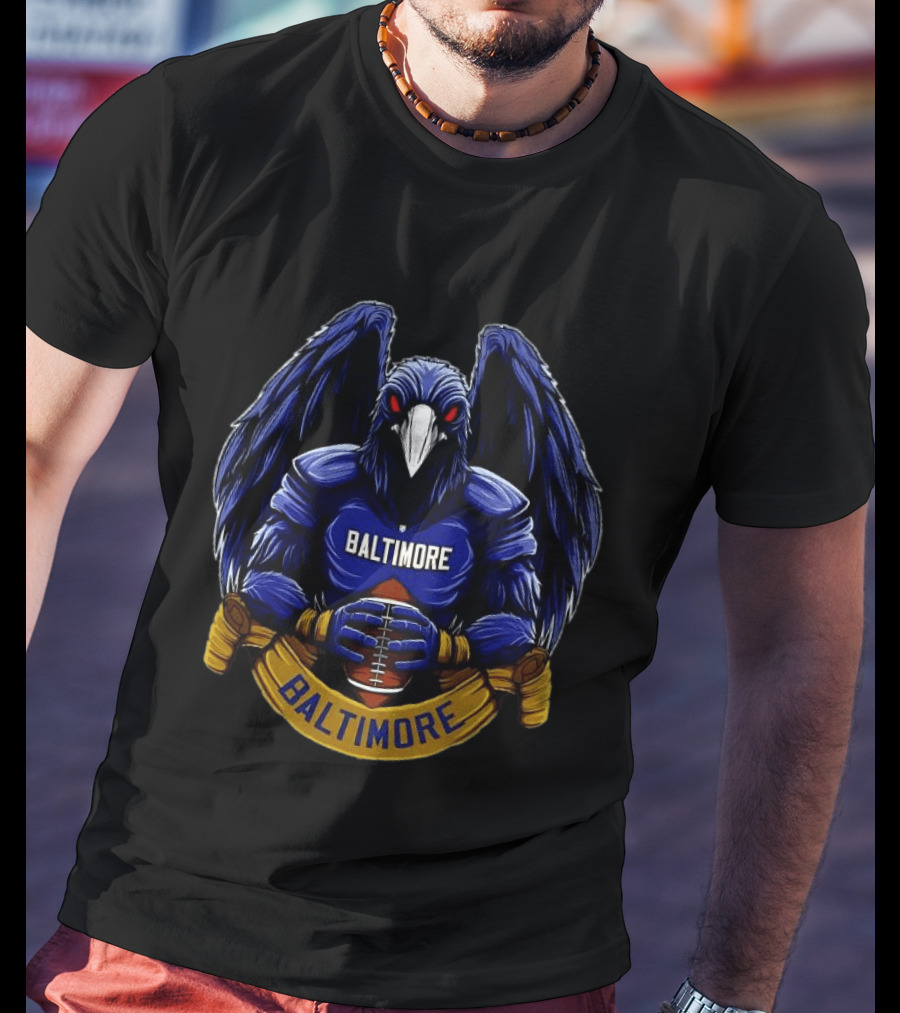 Baltimore Ravens Football Raven T-Shirt