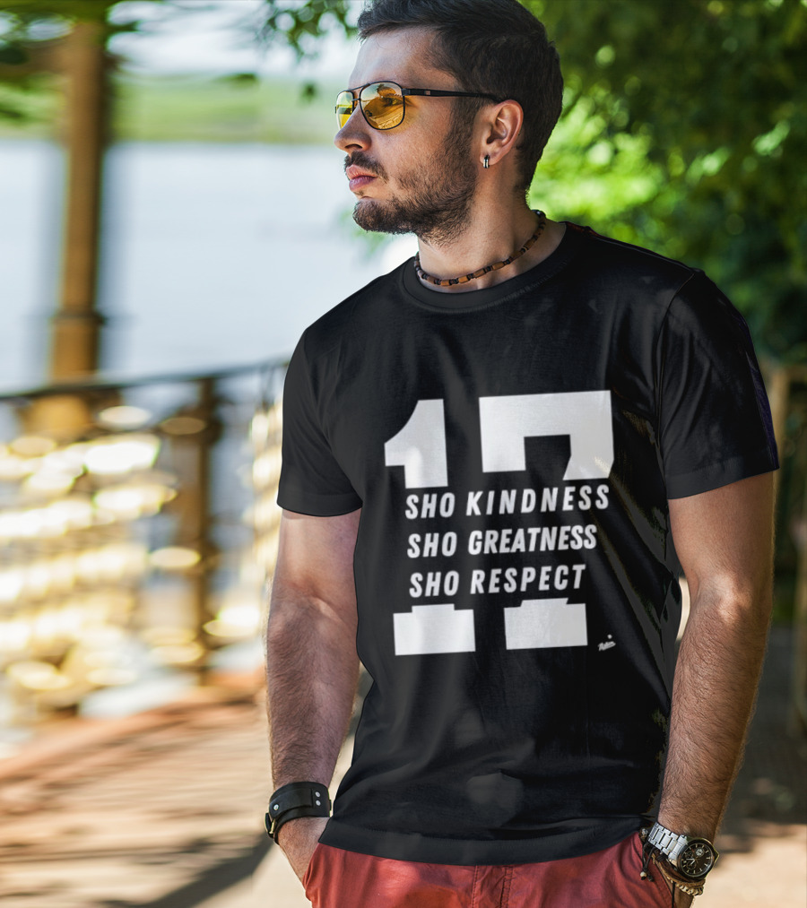 Shohei Ohtani Kindness Greatness Respect Number 17 T-Shirt