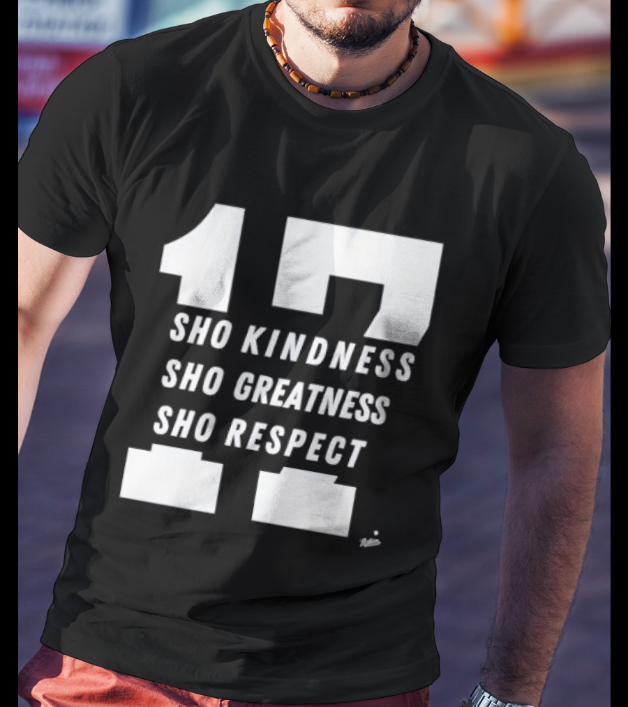 Shohei Ohtani Kindness Greatness Respect Number 17 T-Shirt