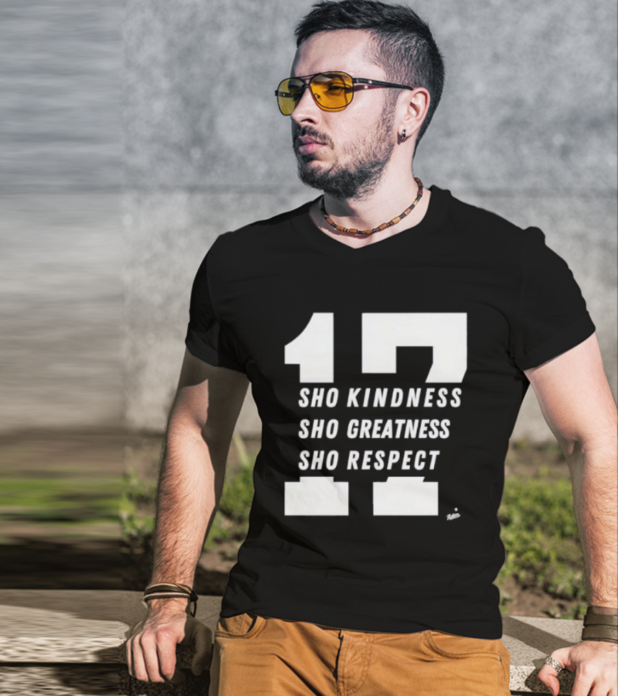 Shohei Ohtani Kindness Greatness Respect Number 17 T-Shirt