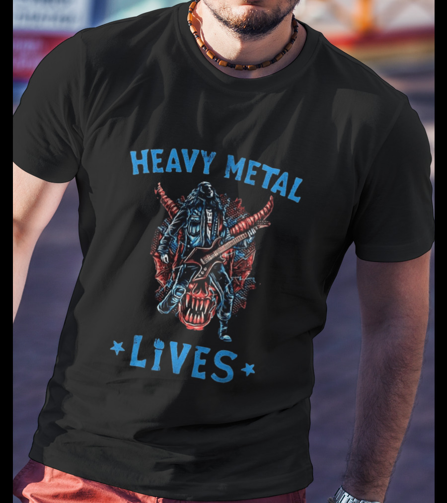 Heavy Metal Lives Guitarist Demon T-Shirt
