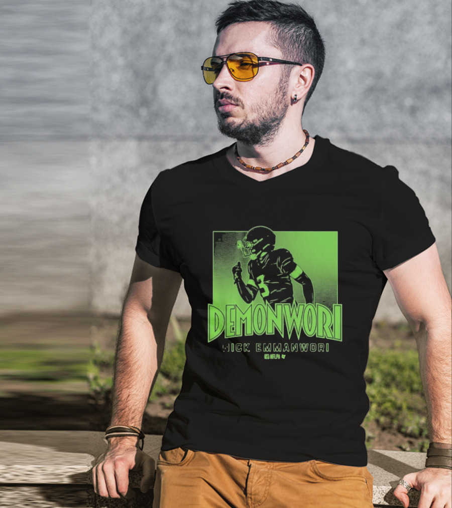 Nick Emmanwori Demonwori Seattle Seahawks Snell 14 T-Shirt