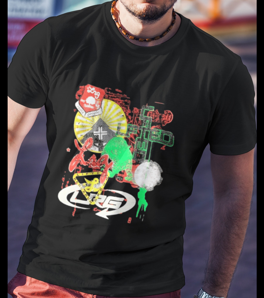 Lifted Research Group LRG Mashup Rockin People LRG Tag Nature T-Shirt