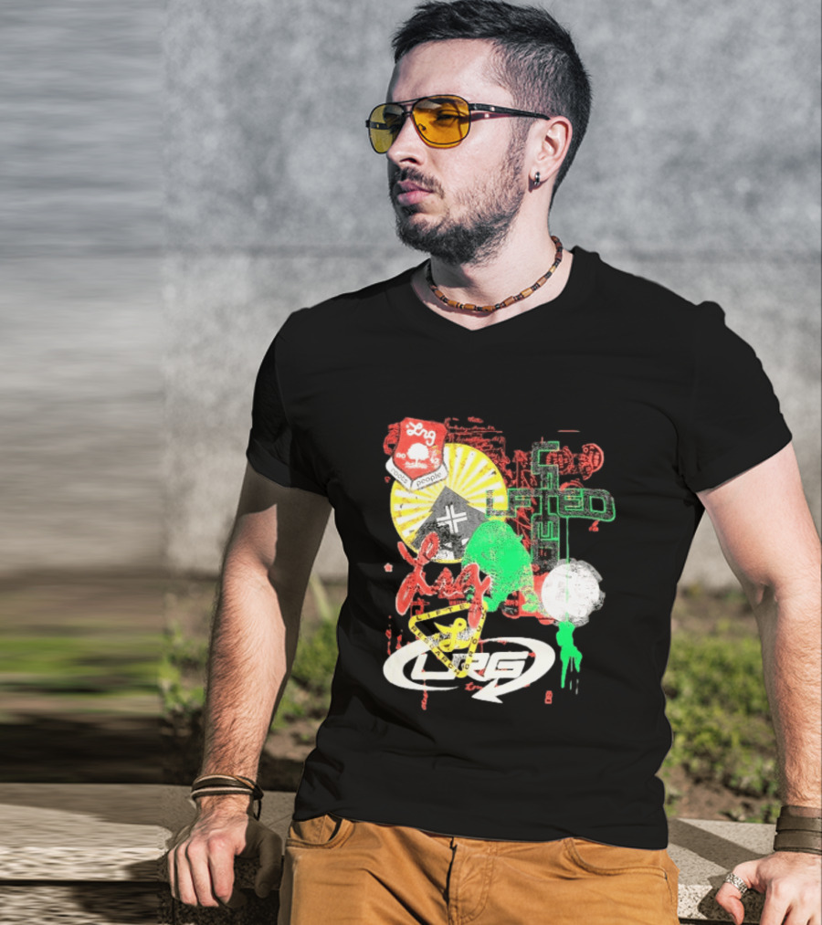 Lifted Research Group LRG Mashup Rockin People LRG Tag Nature T-Shirt