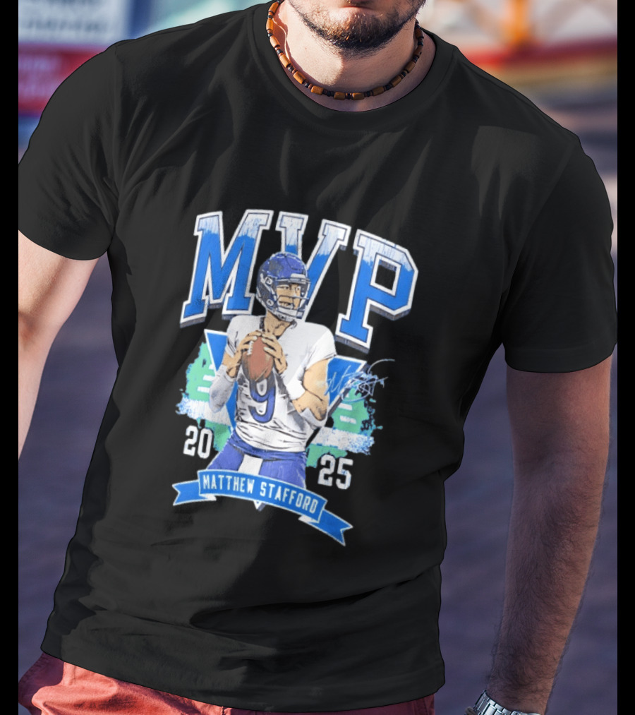 Matthew Stafford MVP 2025 Los Angeles Rams T-Shirt