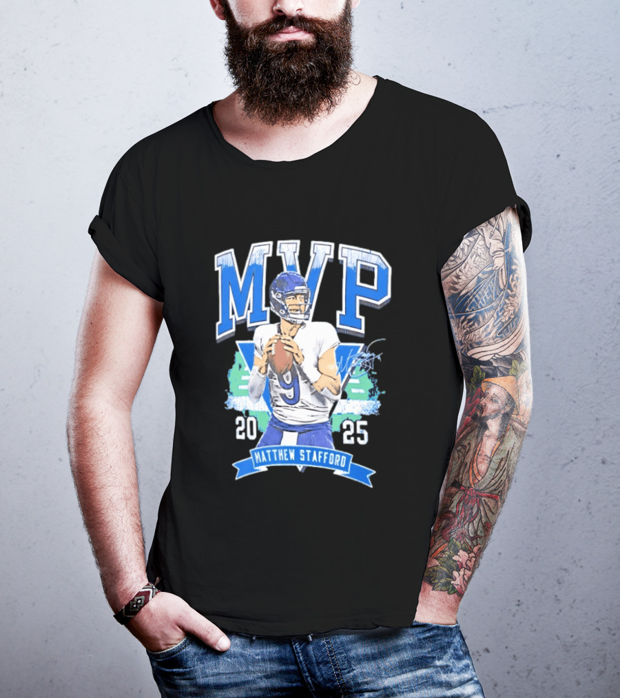 Matthew Stafford MVP 2025 Los Angeles Rams T-Shirt