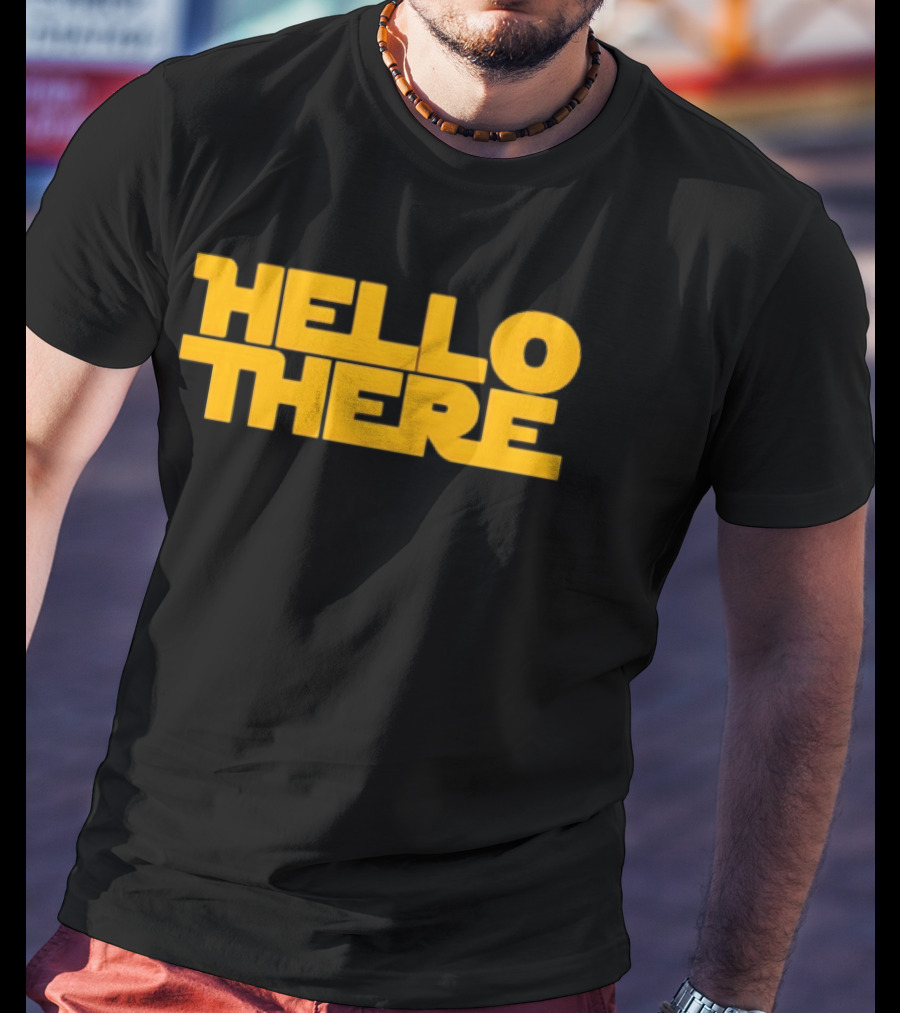 Hello There Obi Wan Kenobi Yellow T-Shirt