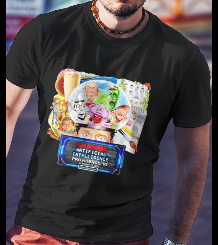 Jeff Dunham Artificial Intelligence Providence RI February 12 2026 T-Shirt