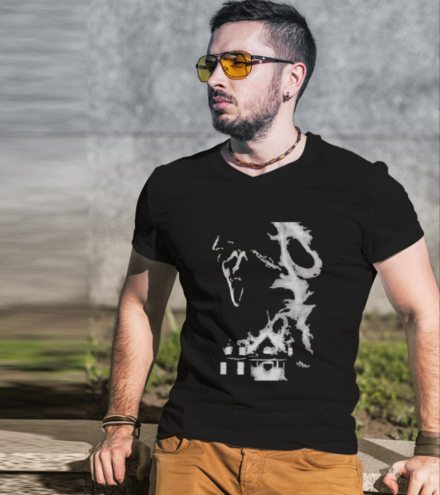 30th Anniversary Scream Kill Tour Texas Chainsaw Massacre Map T-Shirt