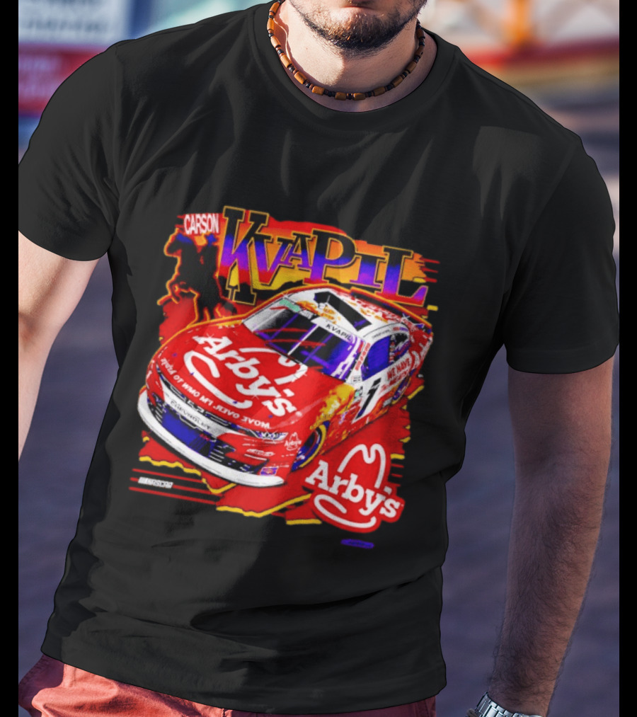 Carson Kvapil Arby's NASCAR Racing Car T-Shirt