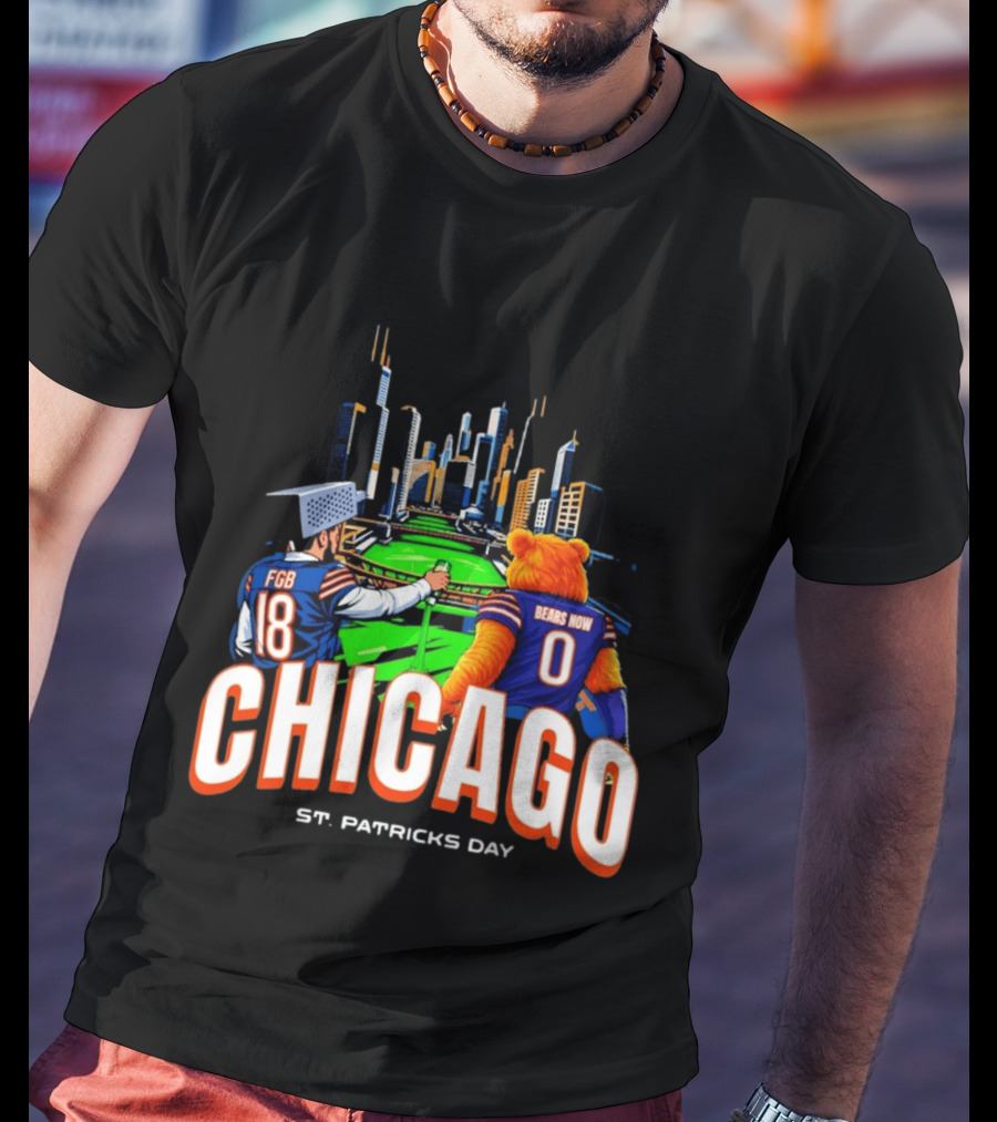 Chicago Bears St. Patricks Day Green River FGB Bears Now T-Shirt