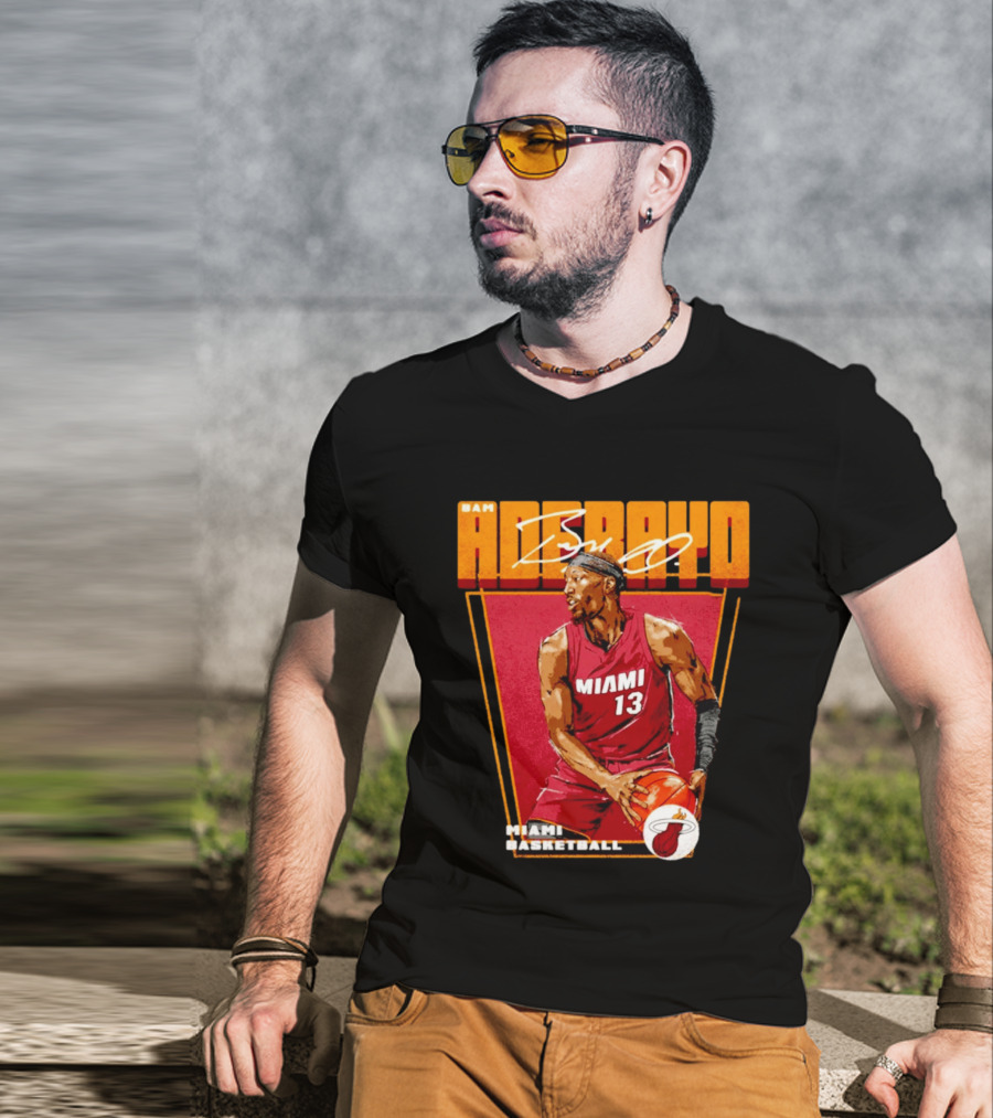 Bam Adebayo Miami 13 Basketball Heat T-Shirt