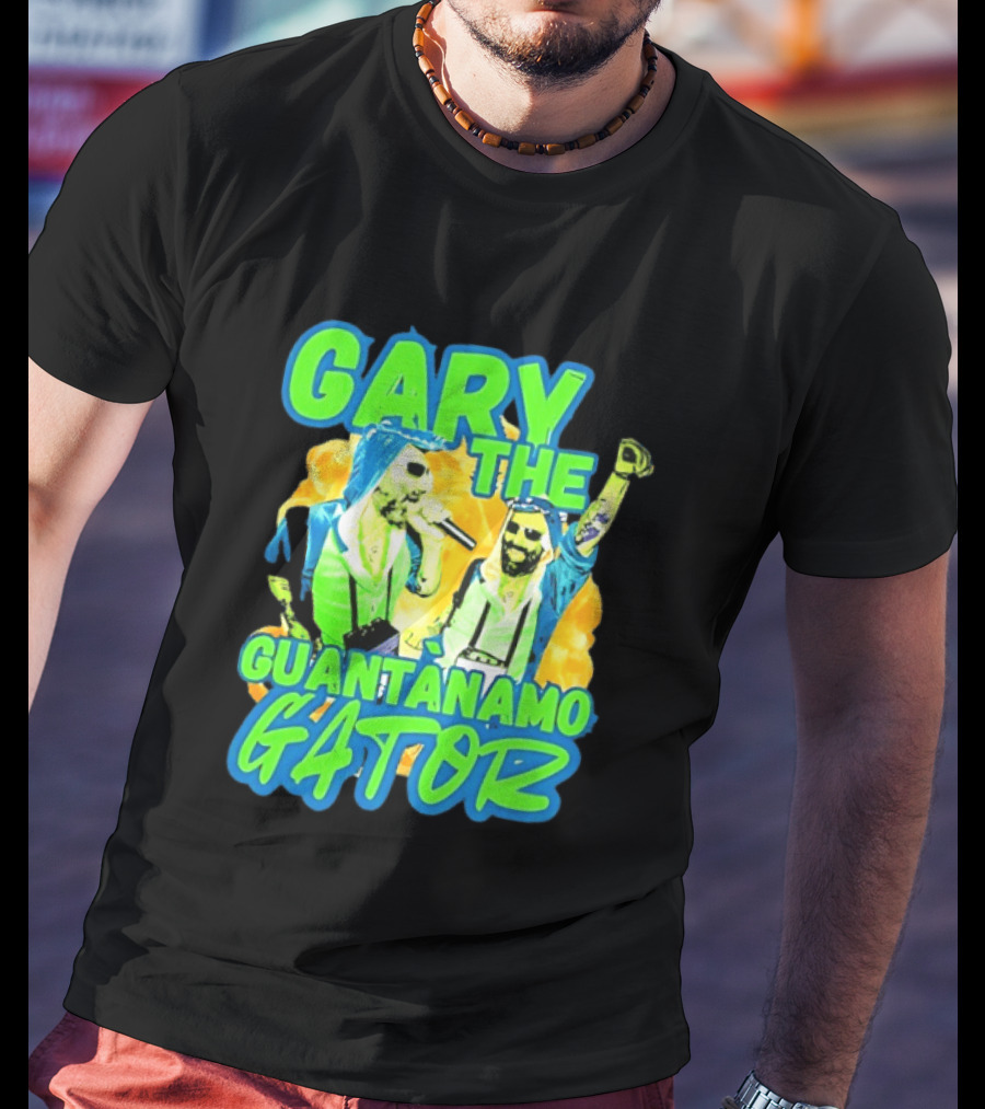 Gary The Guantanamo Gator Retro Pop Culture T-Shirt