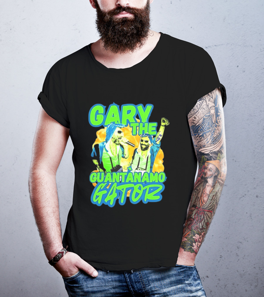 Gary The Guantanamo Gator Retro Pop Culture T-Shirt