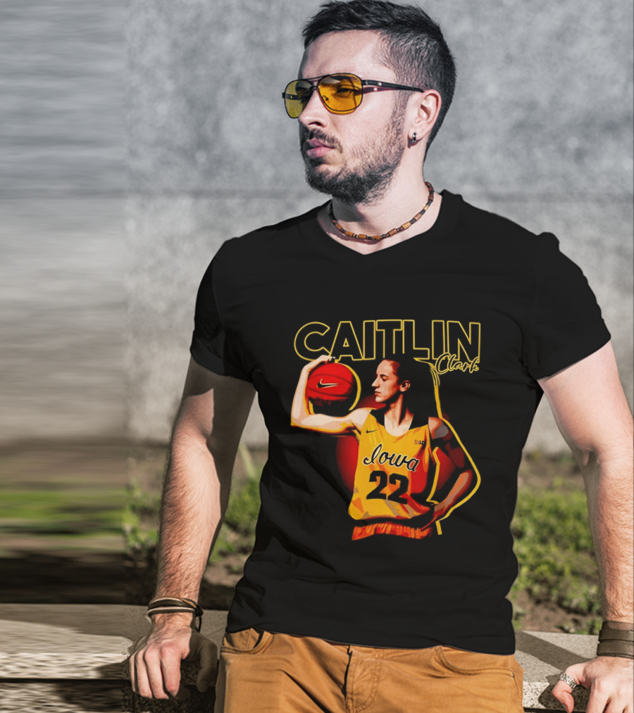 Caitlin Clark Iowa Basketball 22 Nike T-Shirt