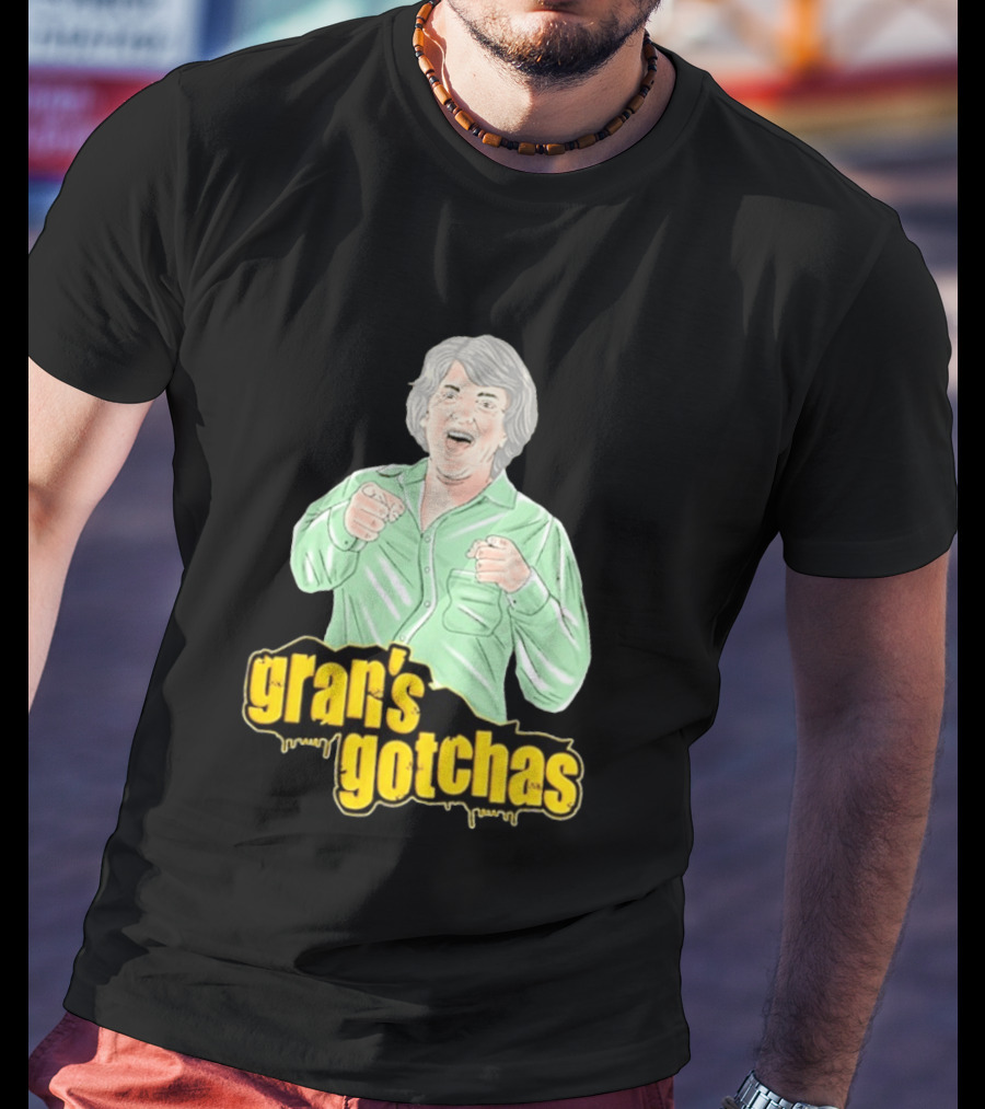 Gran's Gotchas Hilarious Moments With Playful Gesture Image T-Shirt