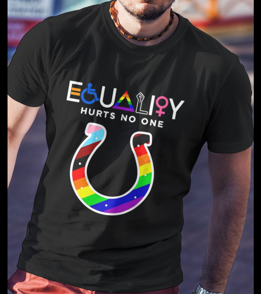 Indianapolis Colts Equality Hurts No One Pride T-Shirt