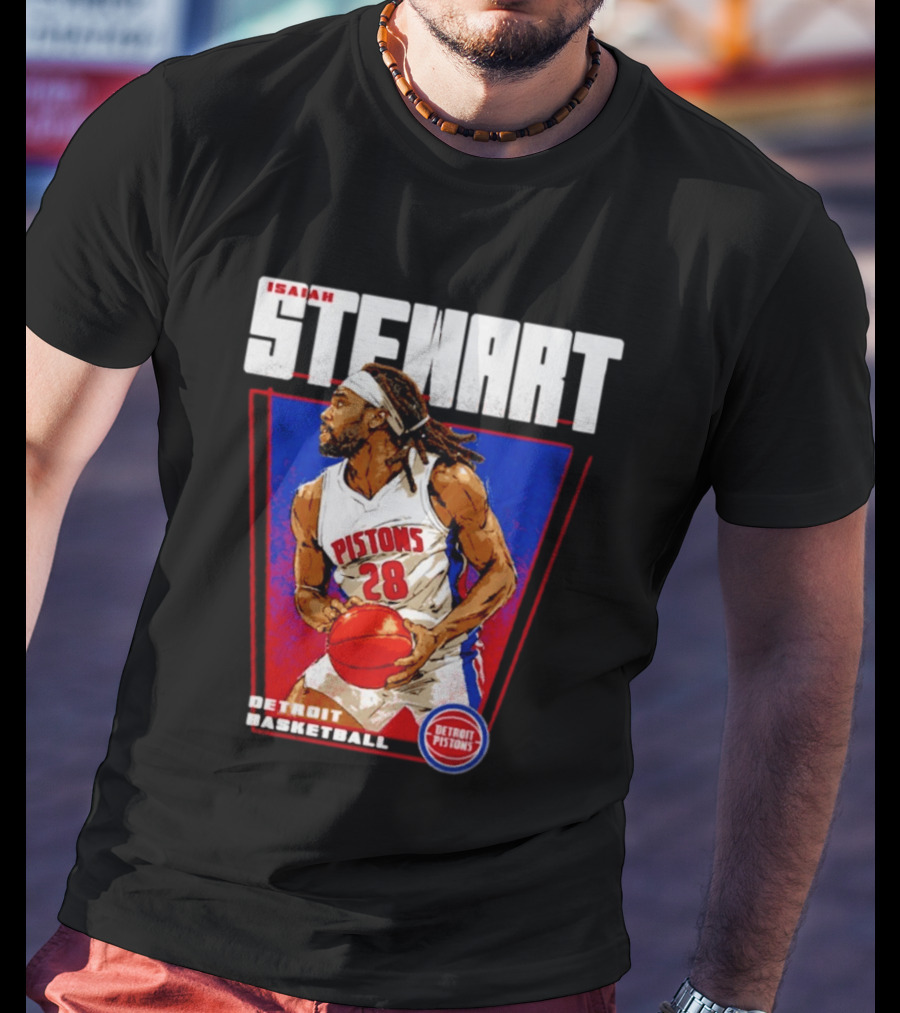 Isaiah Stewart Detroit Pistons Basketball 28 T-Shirt
