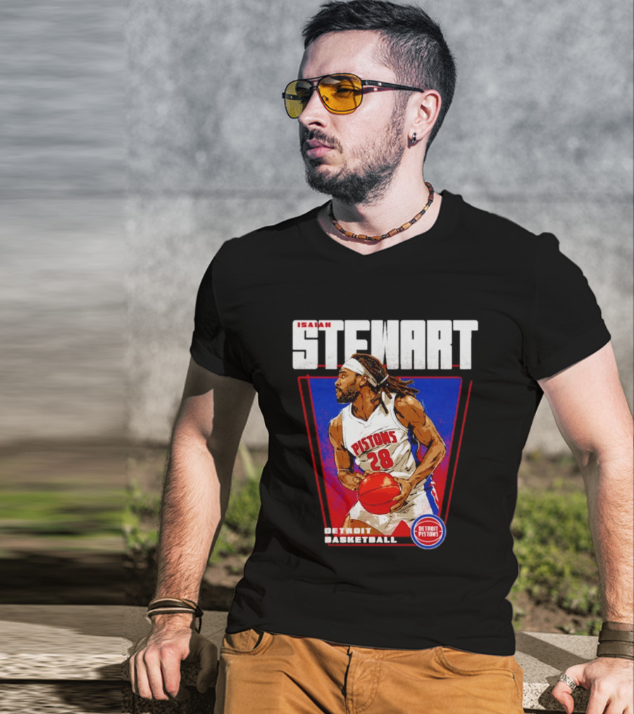 Isaiah Stewart Detroit Pistons Basketball 28 T-Shirt