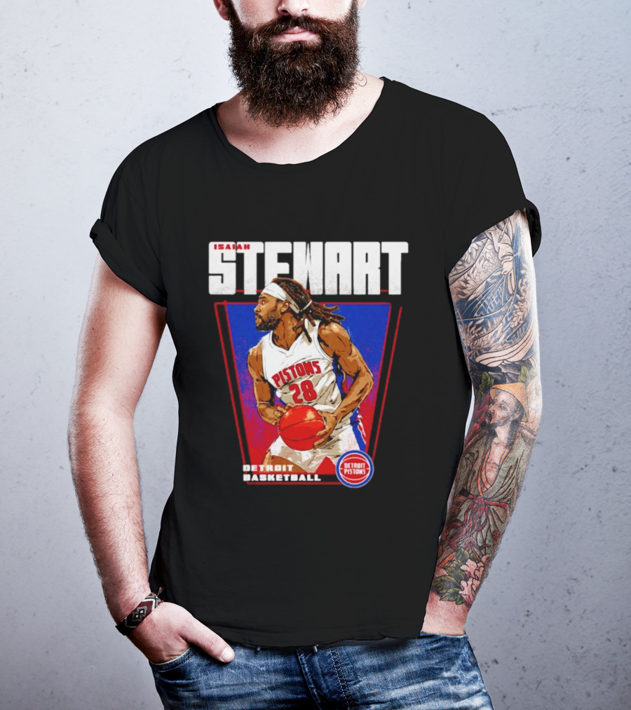Isaiah Stewart Detroit Pistons Basketball 28 T-Shirt