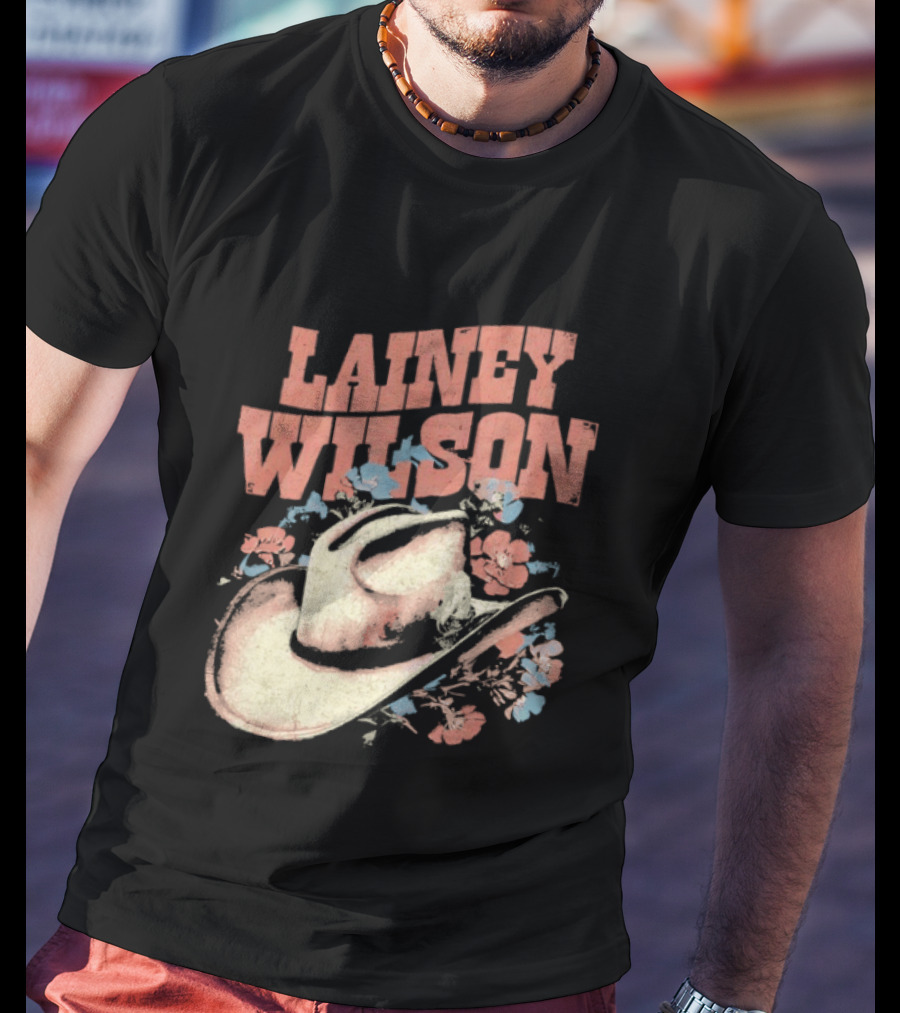 Lainey Wilson Country Music Western Hat Floral T-Shirt