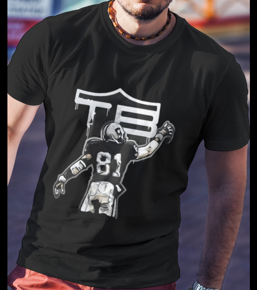 Las Vegas Raiders Mr. R8R 81 TB Football T-Shirt