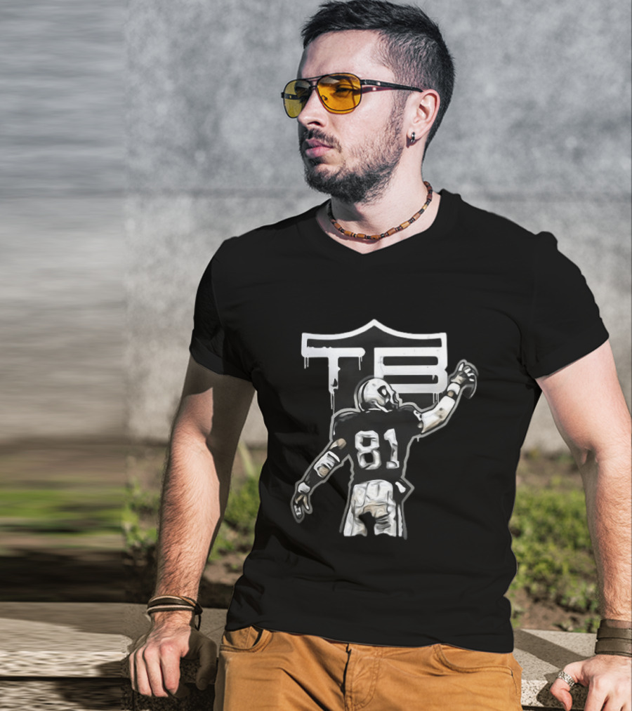 Las Vegas Raiders Mr. R8R 81 TB Football T-Shirt