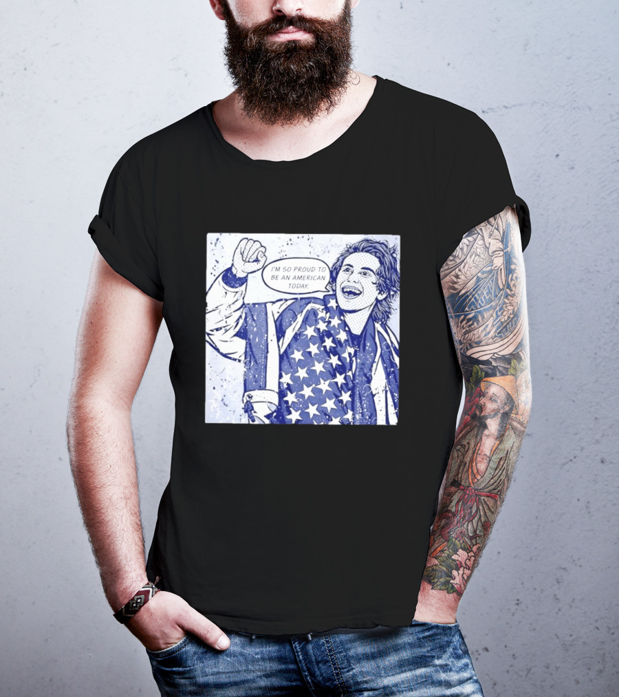 Jack Hughes USA I'm So Proud To Be An American Today T-Shirt