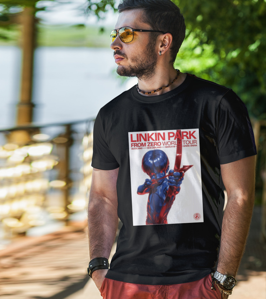 Linkin Park From Zero World Tour Auckland New Zealand 2026 March 18 Spark Arena T-Shirt