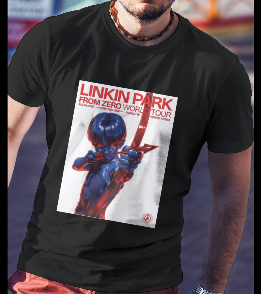 Linkin Park From Zero World Tour Auckland New Zealand 2026 March 18 Spark Arena T-Shirt