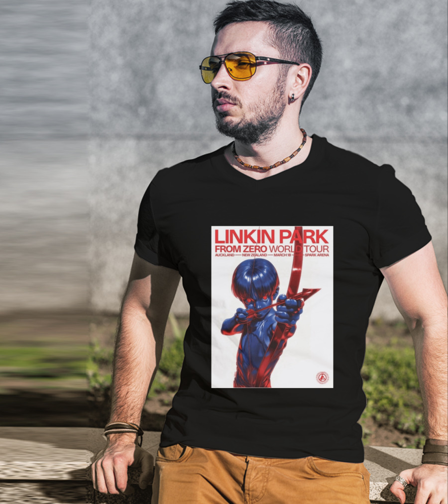 Linkin Park From Zero World Tour Auckland New Zealand 2026 March 18 Spark Arena T-Shirt
