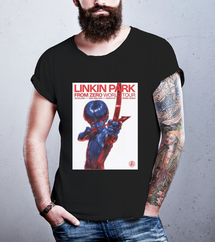 Linkin Park From Zero World Tour Auckland New Zealand 2026 March 18 Spark Arena T-Shirt