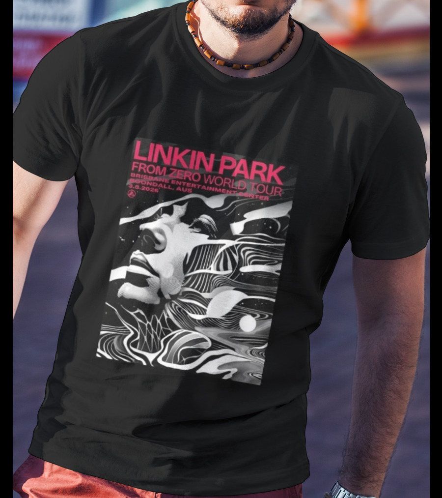 Linkin Park From Zero World Tour Brisbane Entertainment Center Boondall Australia March 3 2026 T-Shirt