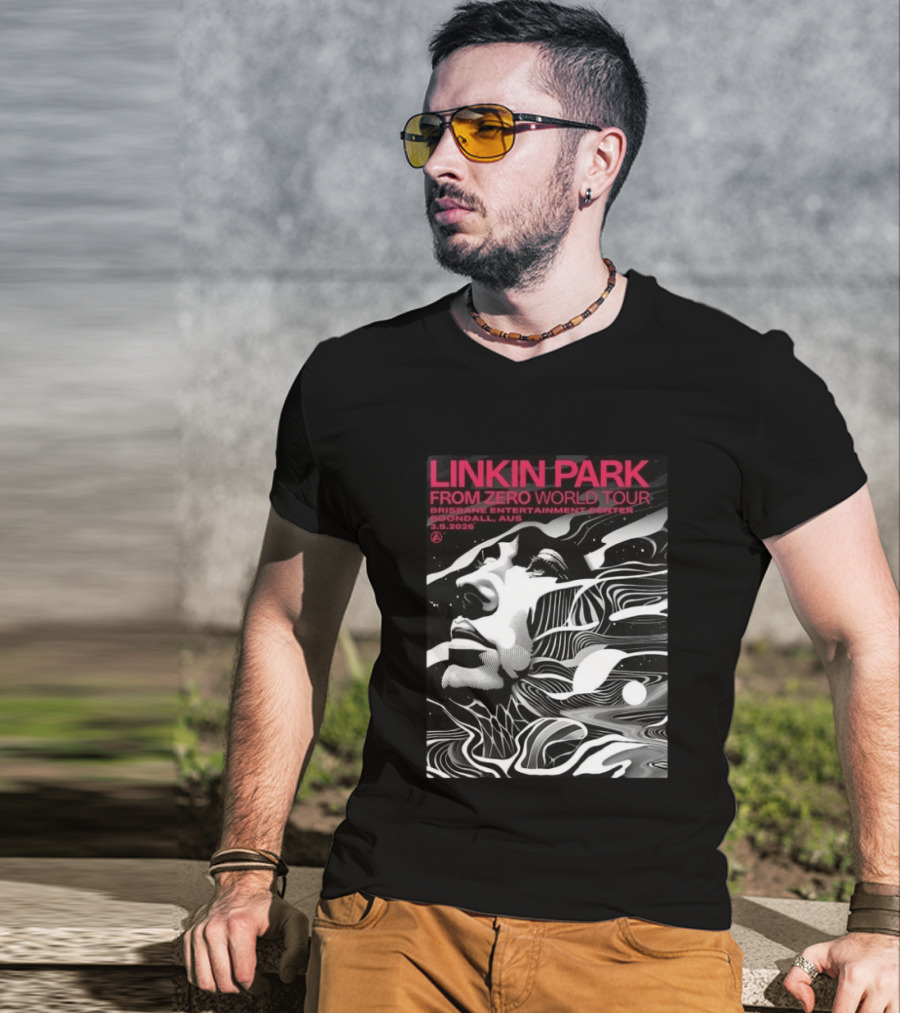 Linkin Park From Zero World Tour Brisbane Entertainment Center Boondall Australia March 3 2026 T-Shirt