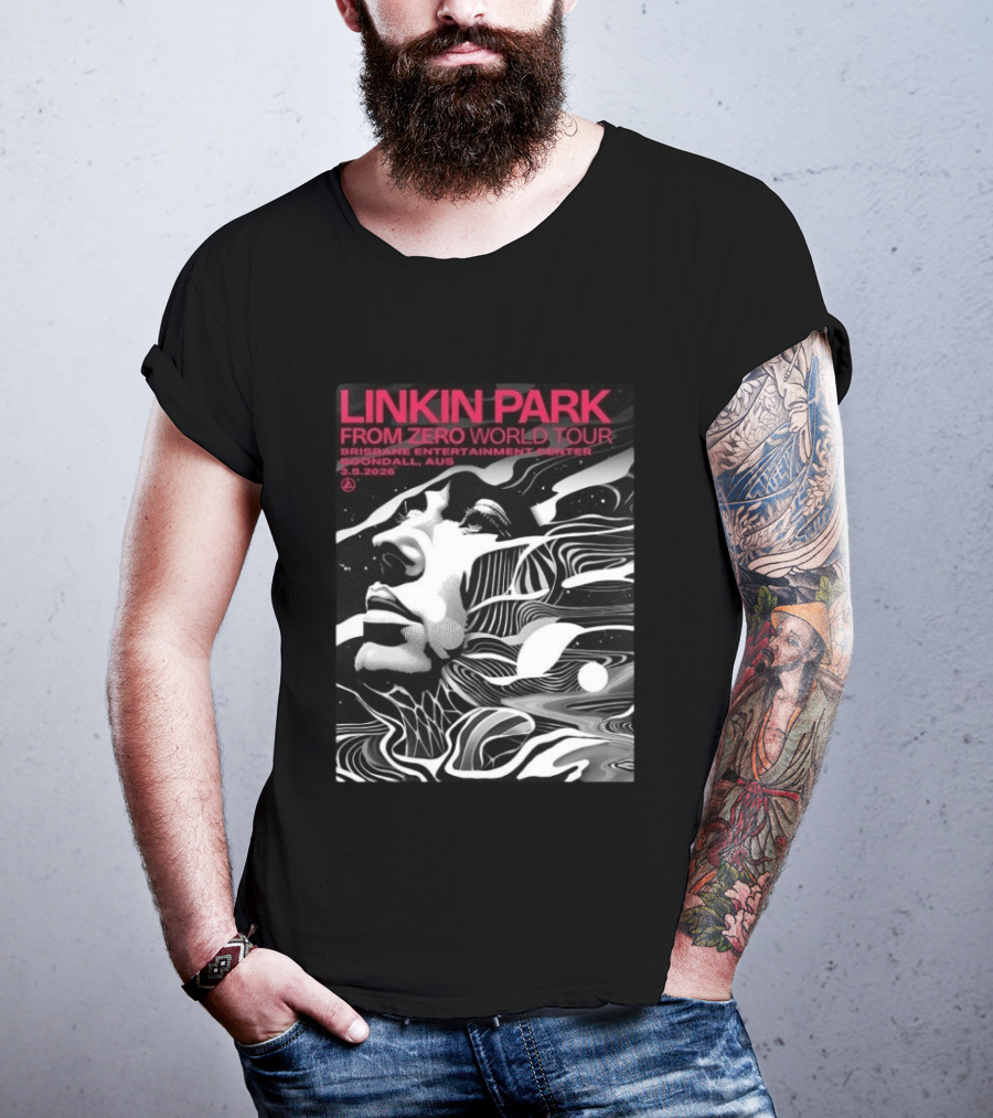 Linkin Park From Zero World Tour Brisbane Entertainment Center Boondall Australia March 3 2026 T-Shirt