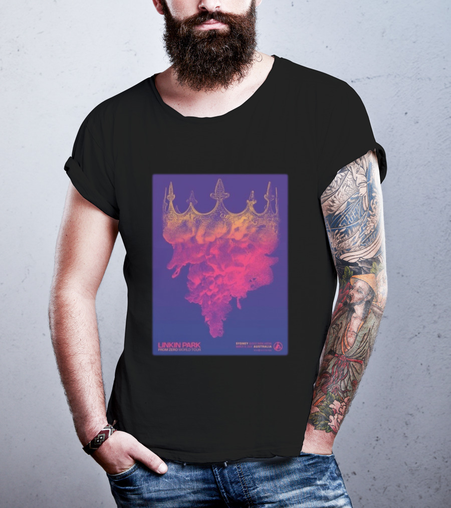 Linkin Park From Zero World Tour Sydney Qudos Bank Arena March 15 2026 Night 2 Australia Gig T-Shirt