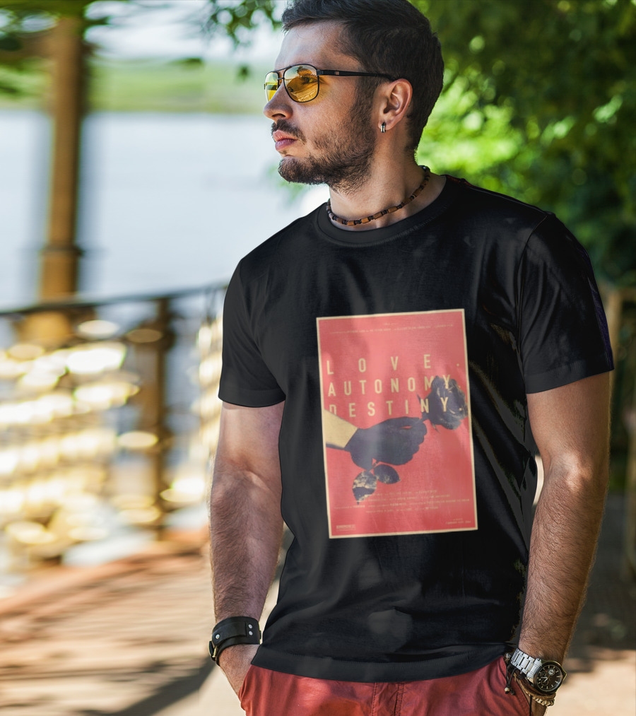 Love Autonomy Destiny Electric Dream Battery February 14th 2024 Hand Holding Flower T-Shirt