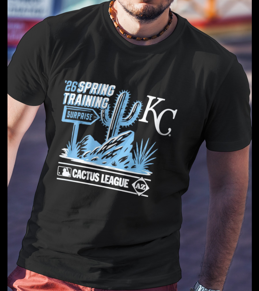 KC Royals 2026 Spring Training Surprise Cactus League Majestic T-Shirt