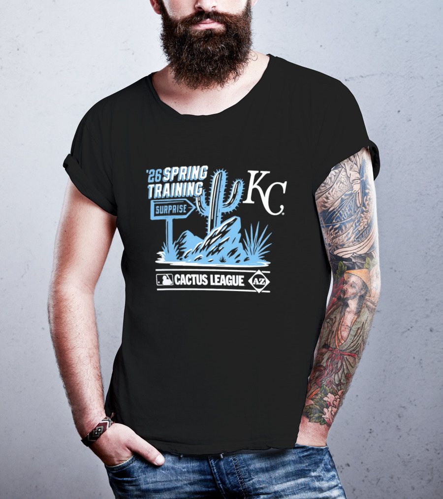 KC Royals 2026 Spring Training Surprise Cactus League Majestic T-Shirt